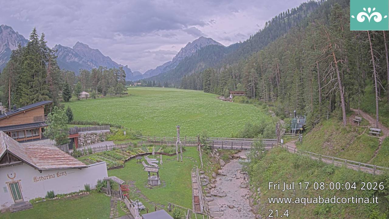 immagine della webcam nei dintorni di Lago di Braies: webcam Marebbe
