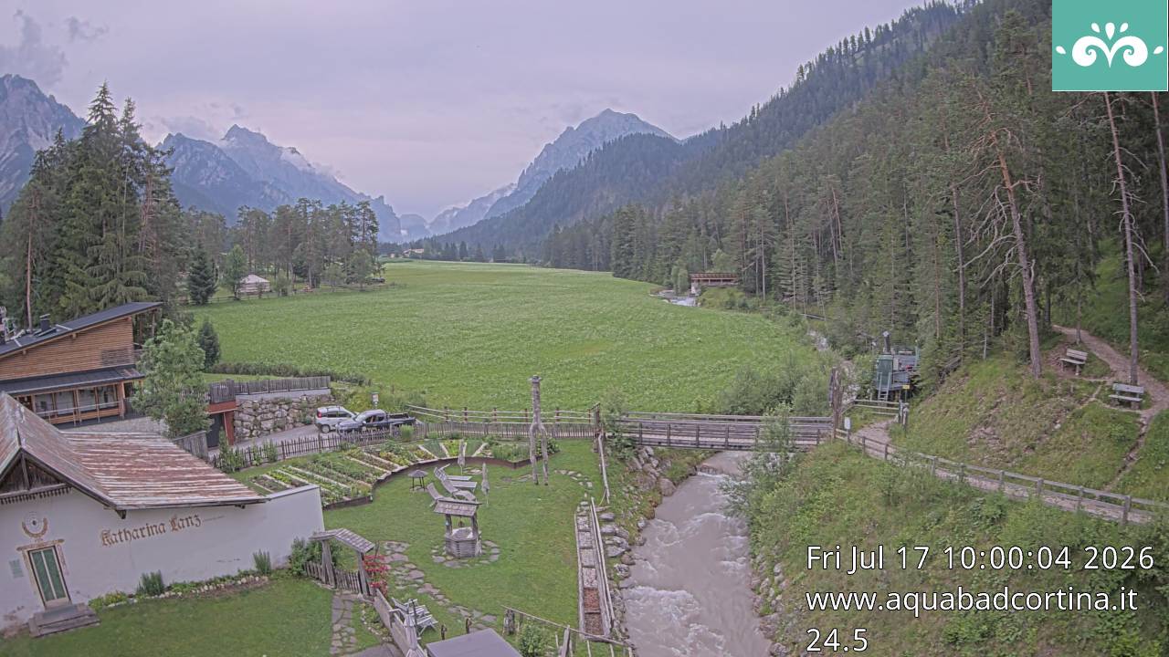 immagine della webcam nei dintorni di Lago di Braies: webcam Marebbe