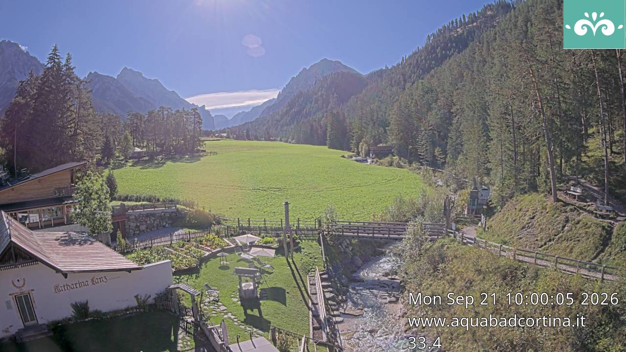 Webcam San Vigilio di Marebbe – towards Fanes-Sennes-Braies