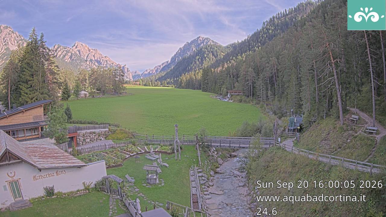 Webcam San Vigilio di Marebbe – verso Fanes-Senes-Braies