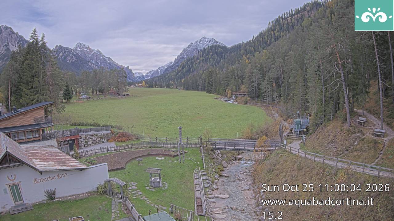 Webcam San Vigilio di Marebbe – towards Fanes-Sennes-Braies