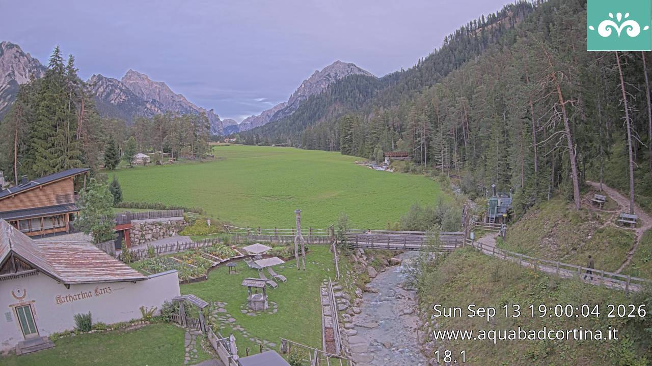 Webcam San Vigilio di Marebbe – towards Fanes-Sennes-Braies