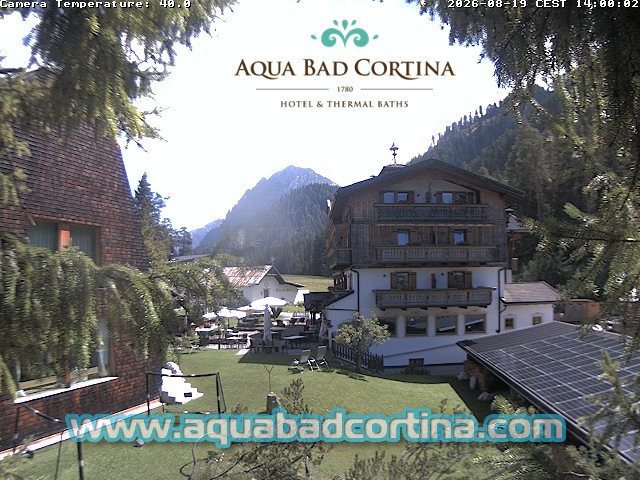 Webcam Aqua Bad Cortina – Hof und Garten